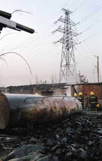 高空作業-油罐翻新案例